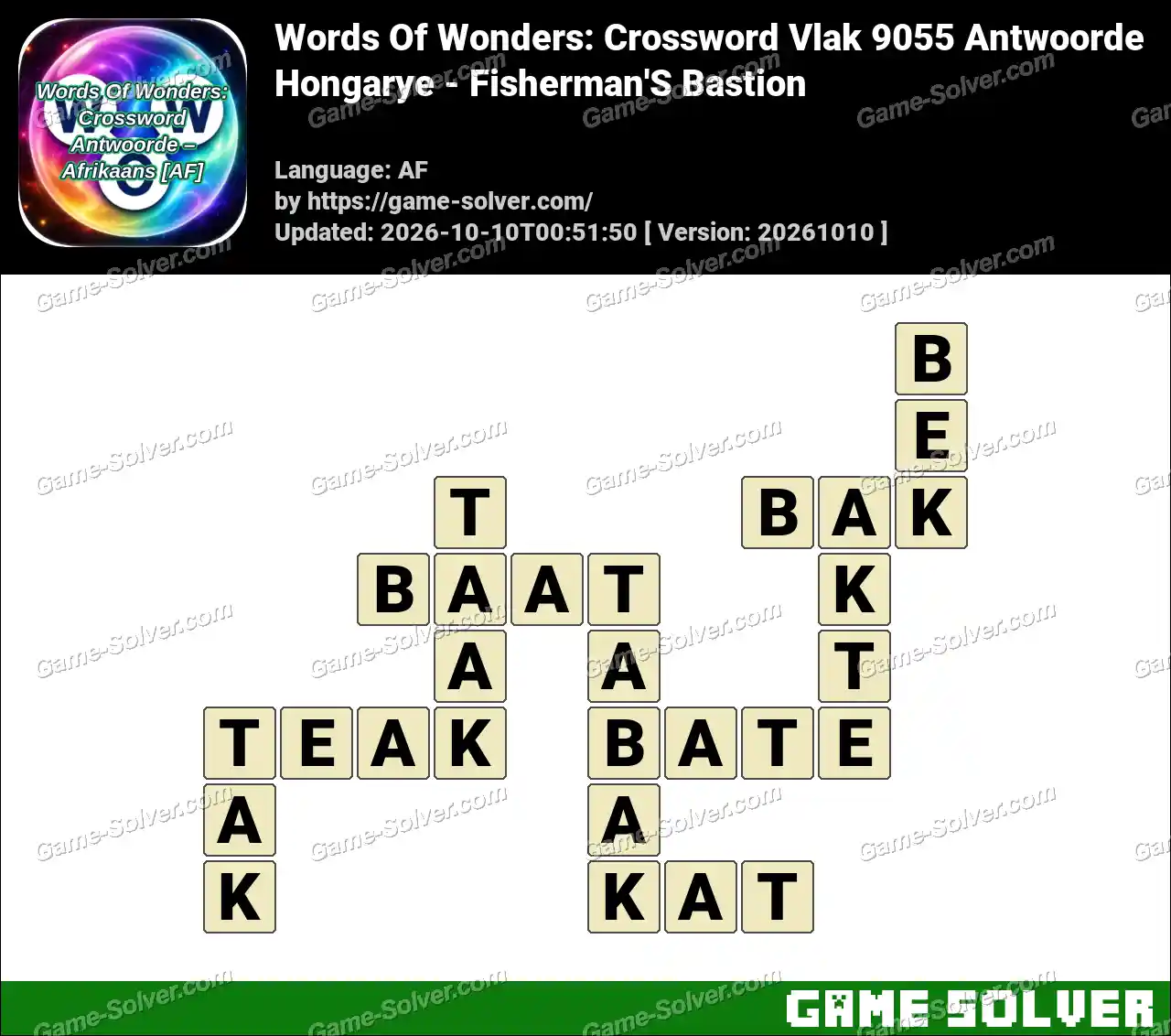 Words Of Wonders: Crossword Vlak 9055 Antwoorde – Hongarye – Fisherman’S Bastion